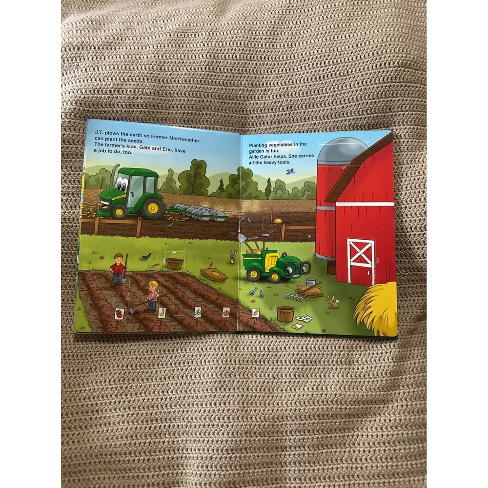 John Deere Welcome to Merriweather Farm Giant Lift Flap Book Susan Knopf 2005